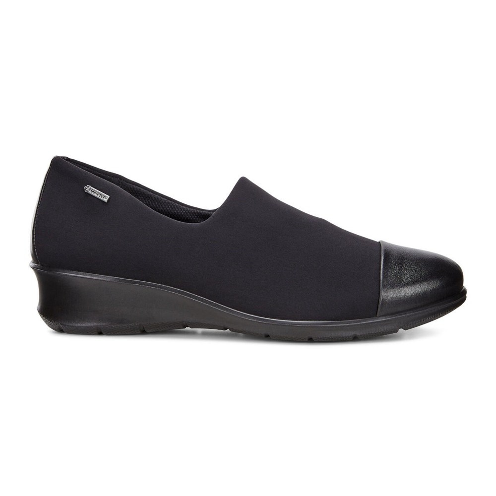 Zapatos De Vestir Mujer - ECCO Felicia Gtx Slip On - Negros - KWJ385469